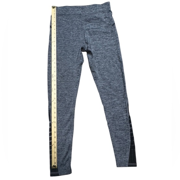 C9 By Champion Heathered Grey And Black Leggings Back Zip Pocket Sz Large - Picture 12 of 16